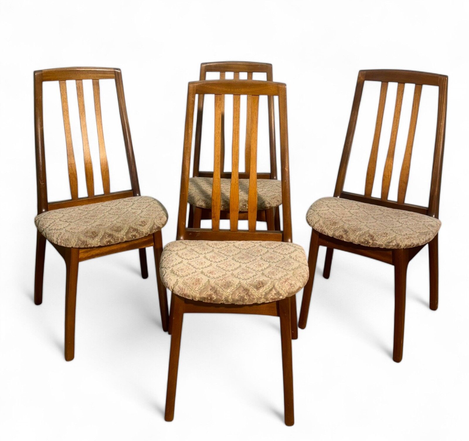 Sutcliffe Todmorden Dining Table And Chairs Teak Surf Board Surface Mid Century photo for sale