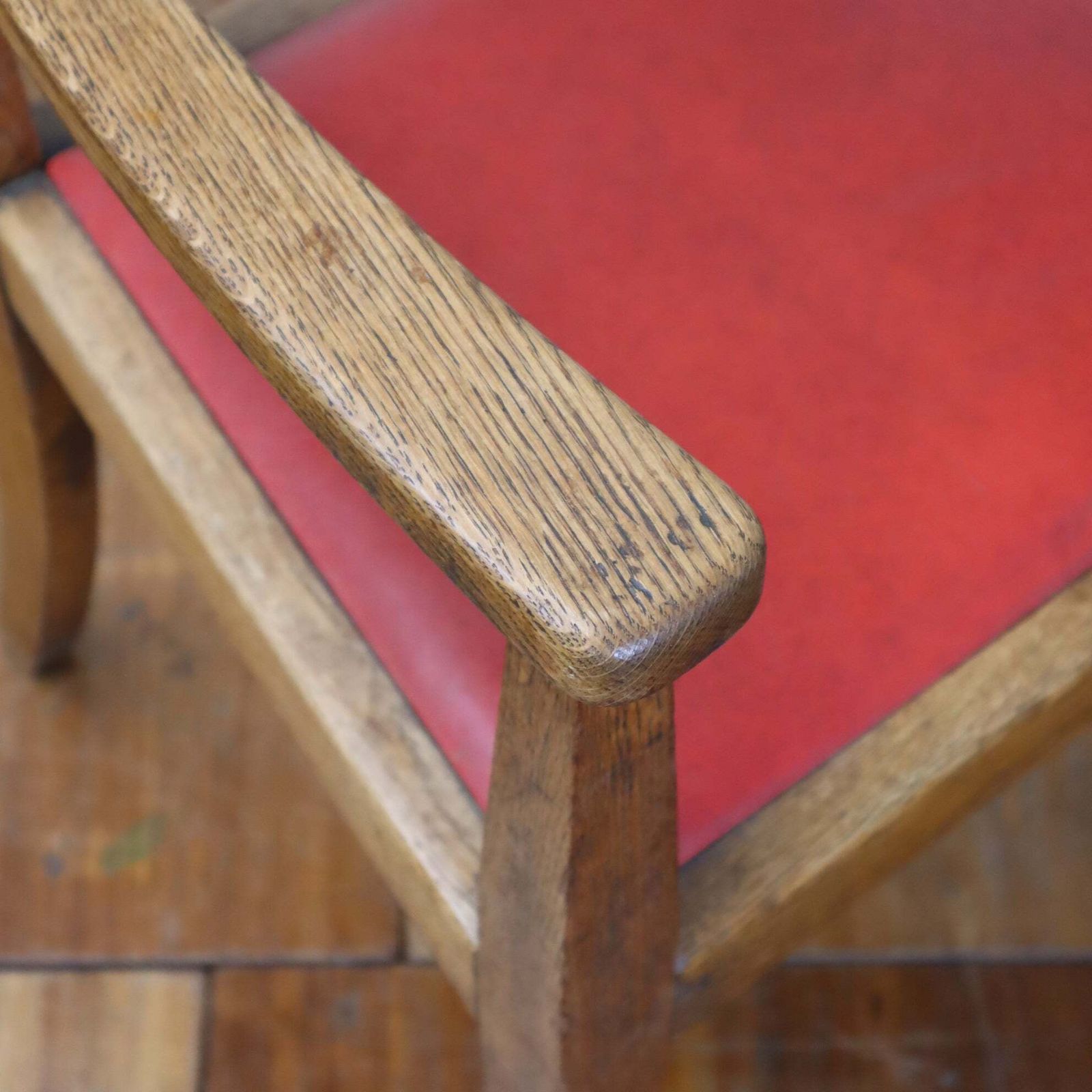 Vintage Oak Arts & Crafts Carver Chair photo Furniture
