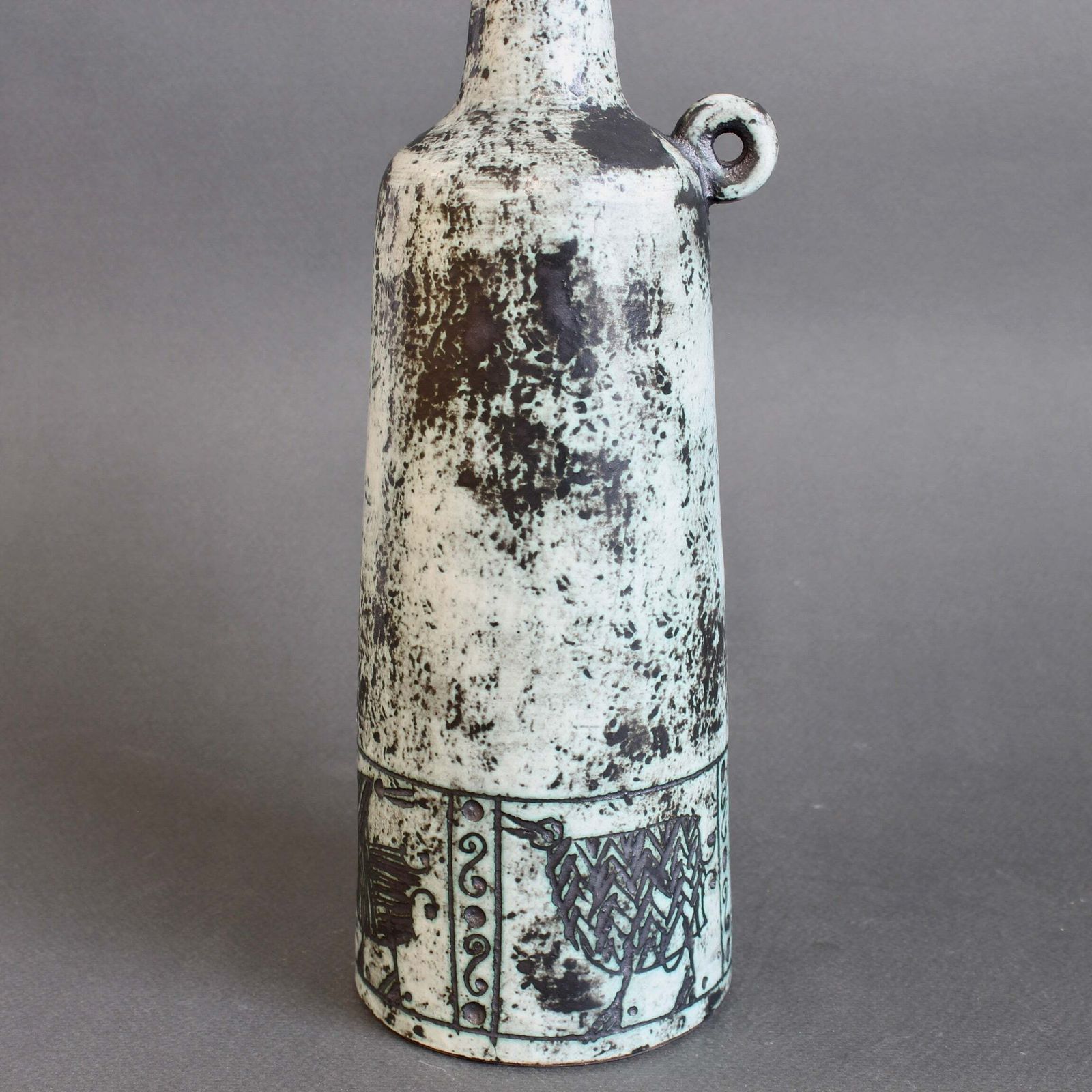 Mid Century French Ceramic Flower Vase By Jacques Blin (Circa 1960s) photo buy