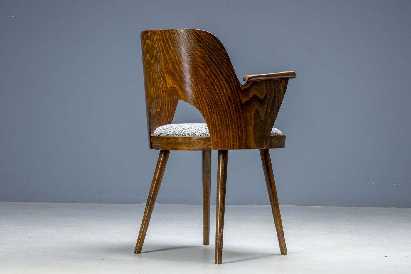 Set Of 4 Dining Chairs, Oswald Haerdtl, 1950s, Czechoslovakia photo Furniture