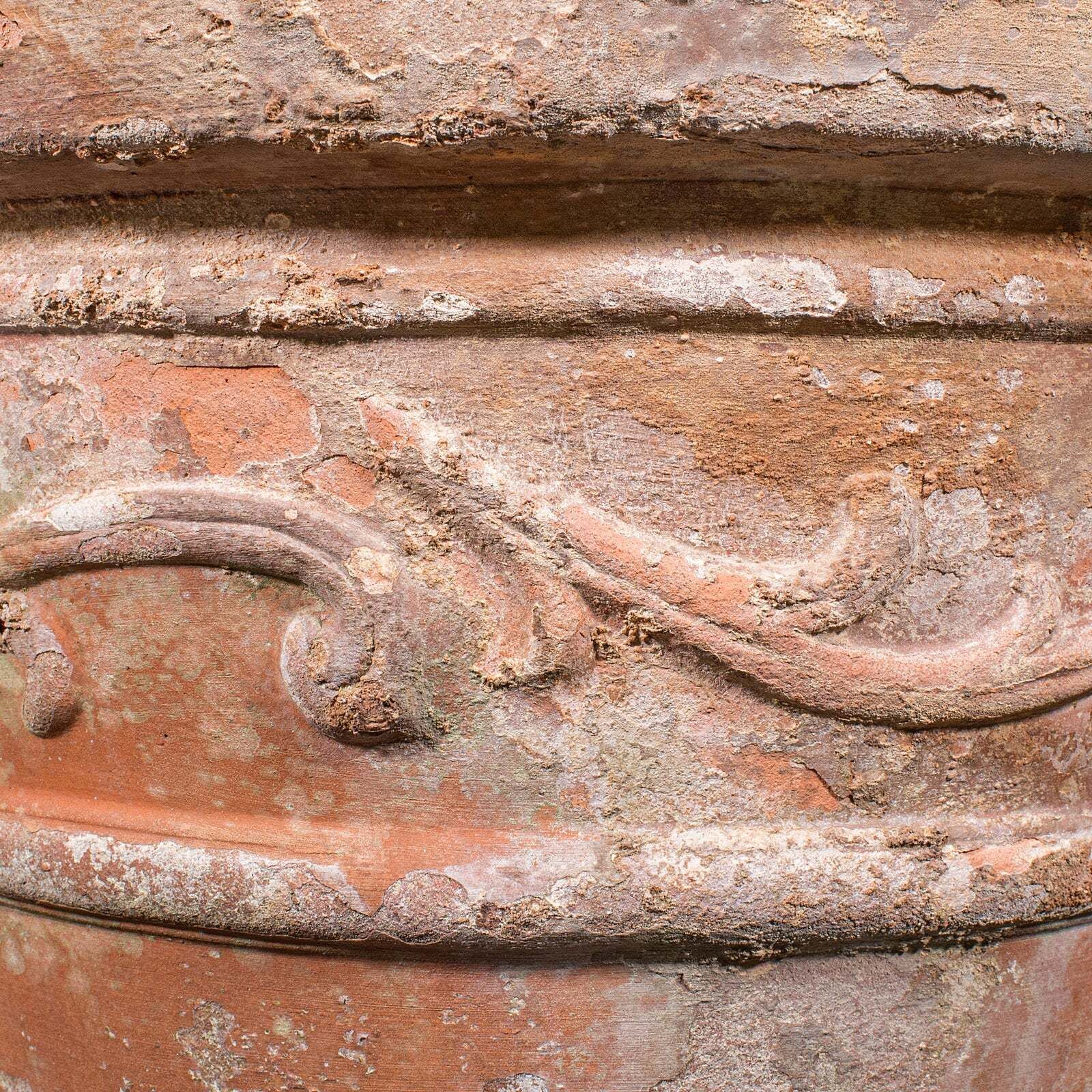 photo furniture Antique Patio Planter, English, Terracotta Ornamental Tree Jardiniere, Victorian