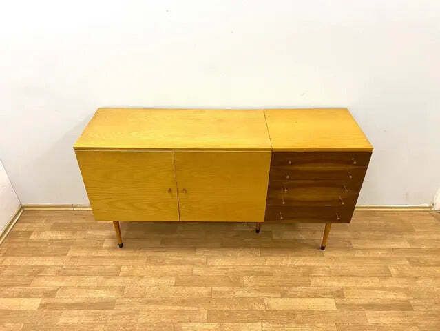 Mid-Century Ladekast van Jitona, Tsjechische Brusselse Stijl, jaren 1960 photo furniture