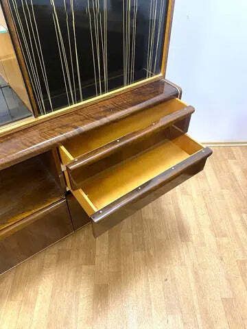 Mid Century Cabinet With Upper Section By Bohumil Landsman For Jitona, Czech Design, 1960s photo vinterior