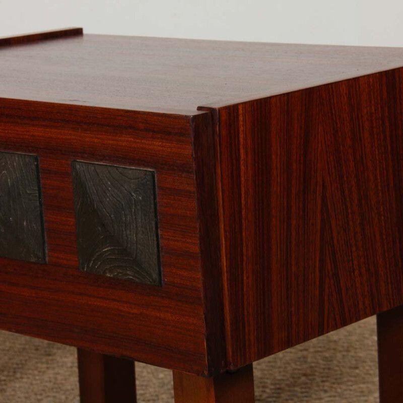 Pair Of Vintage 1960s Wooden Bedside Tables photo Furniture