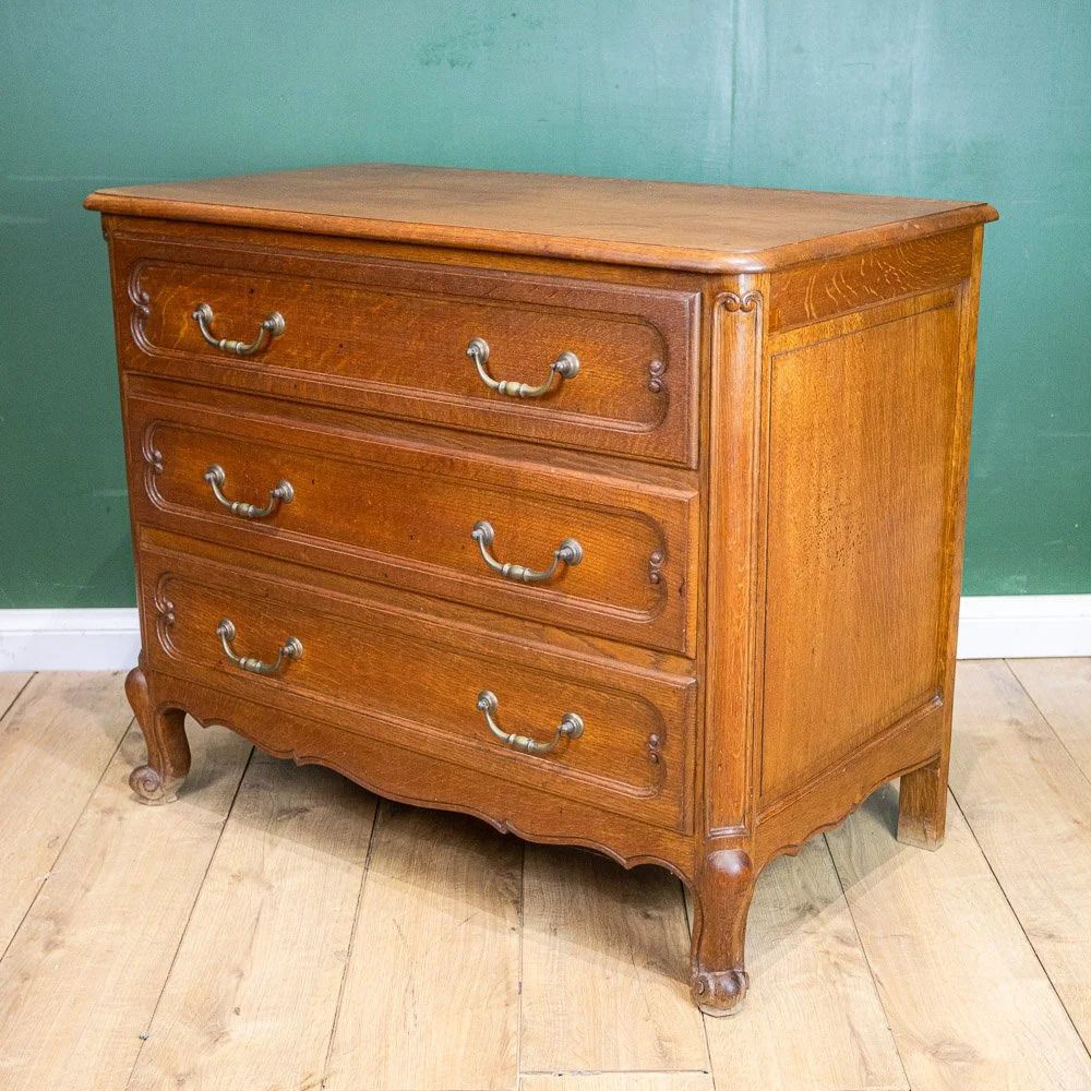 photo furniture French Oak Chest Of 3 Drawers