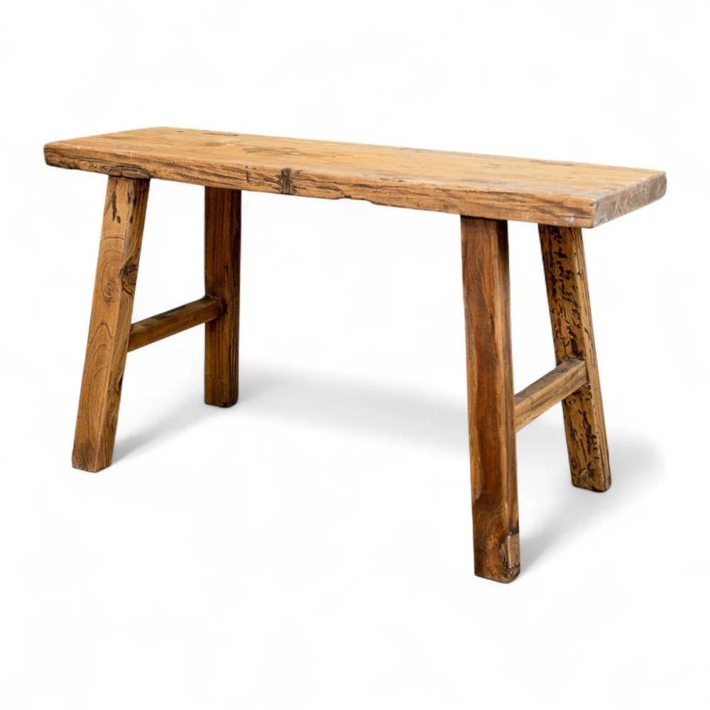 Reclaimed Elm Double Bench