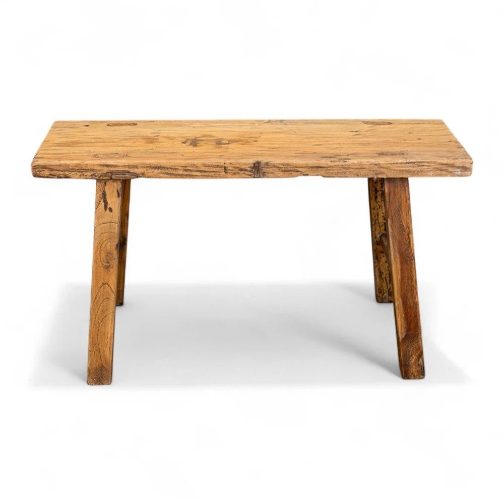 Reclaimed Elm Double Bench photo furniture