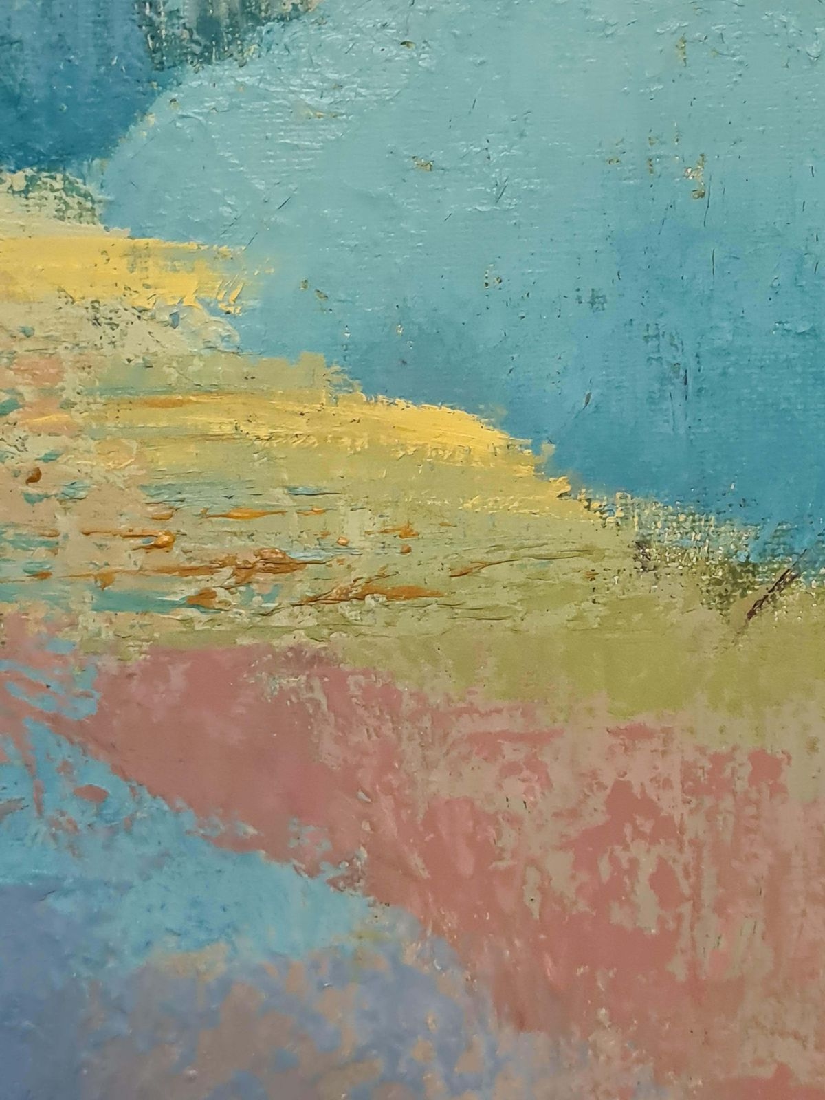 View To The Sea, Colourful Southern French Landscape By Isabelle Pardoe photo buy