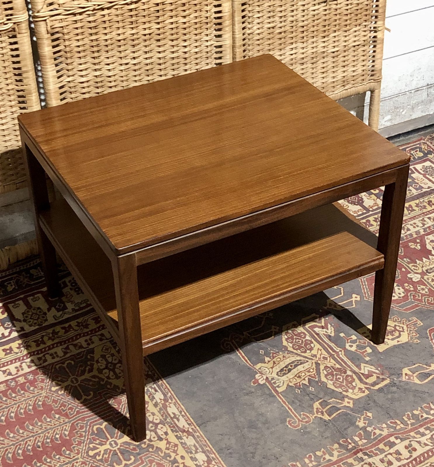 Handsome Teak Retro Coffee Table photo 197.0