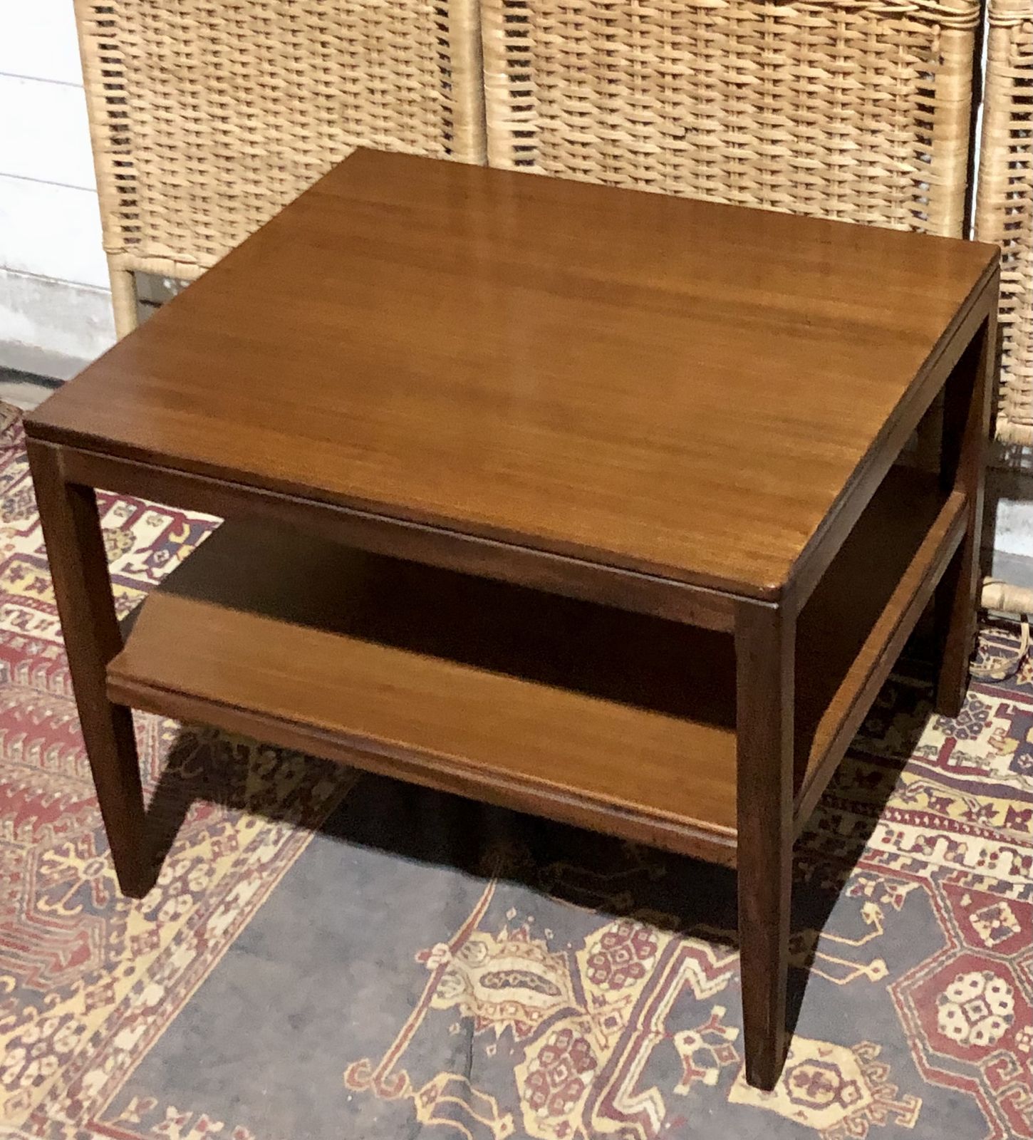 Handsome Teak Retro Coffee Table photo vinterior