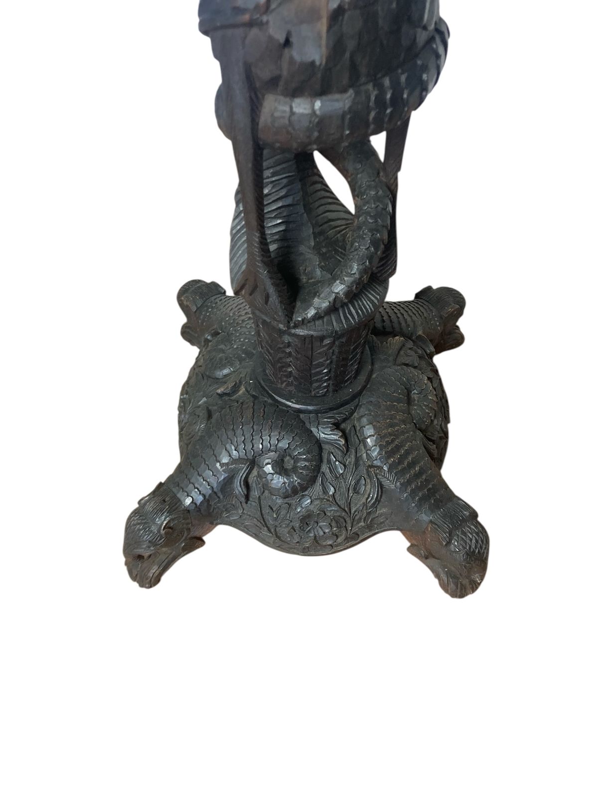 19th Century Burmese Rosewood Jardinere Or Torchere photo 280.0