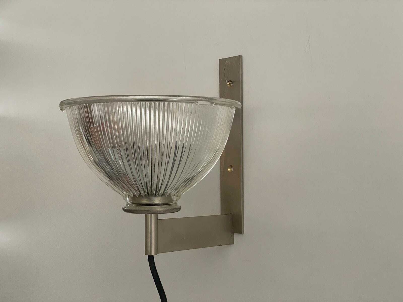 Italian Design Thick Art Glass Pair Of Sconces, In Style Of Ignazio Gardella, 1960s, Italy photo buy
