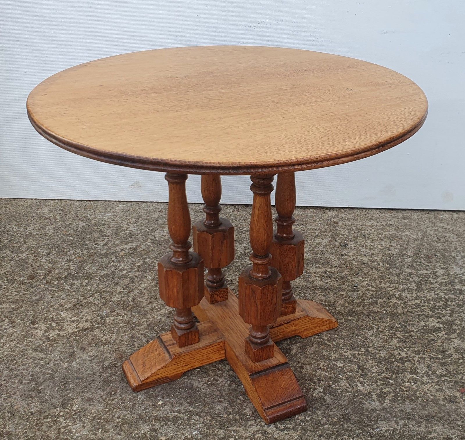 Unusual Art Deco / Arts And Crafts Cotswold Style Table photo 135.0