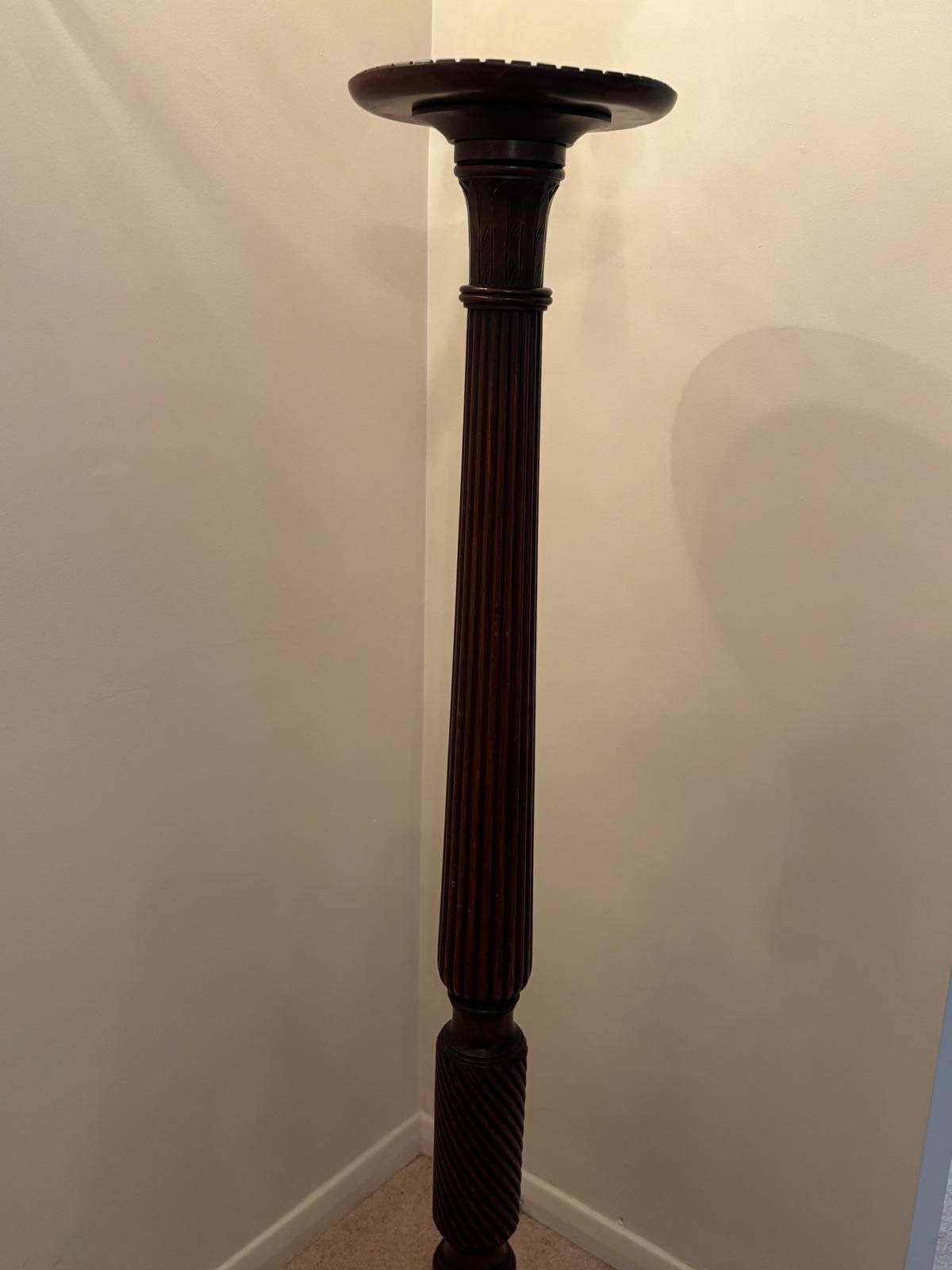 Antique Regency Style Mahogany Torchère / Display Pedestal (C.1830–1880) photo Home Decor