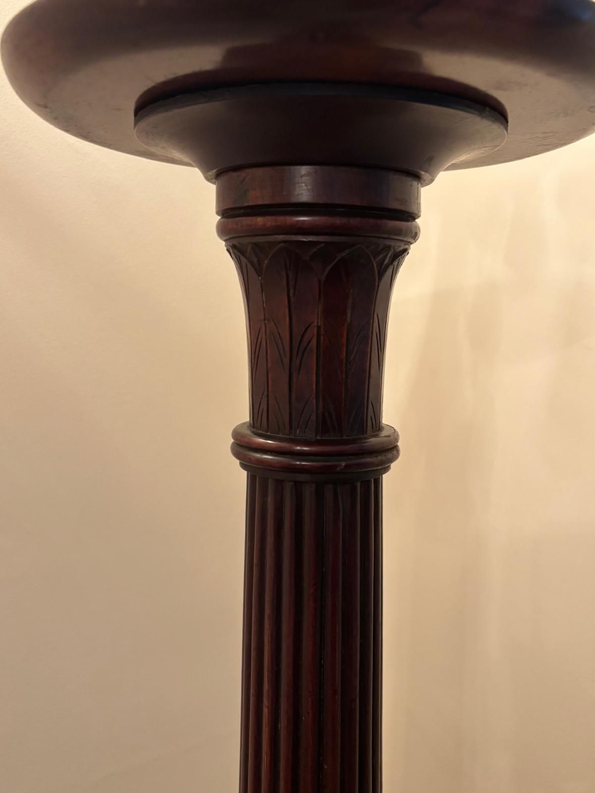 Antique Regency Style Mahogany Torchère / Display Pedestal (C.1830–1880) photo buy