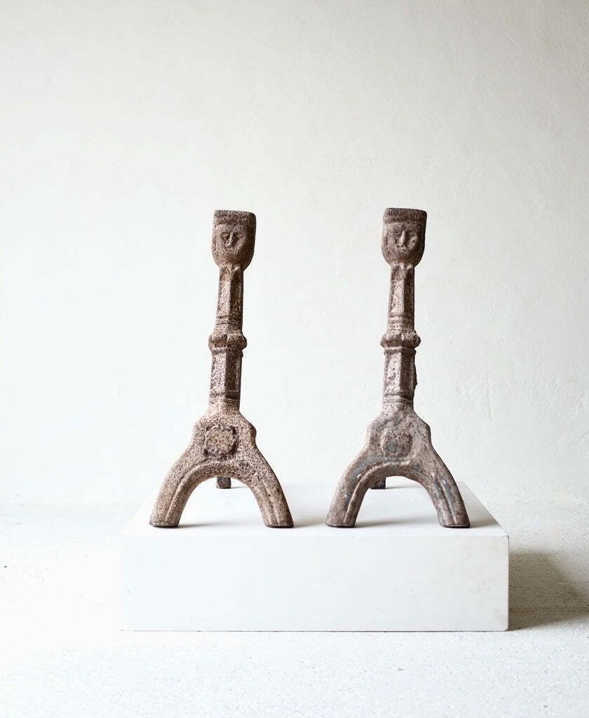 Pair Of 15th Century French Gothic Andirons photo furniture