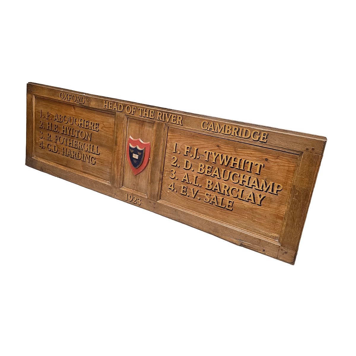Memorial Oak Plaque Head Of The River From 1923 photo vinterior