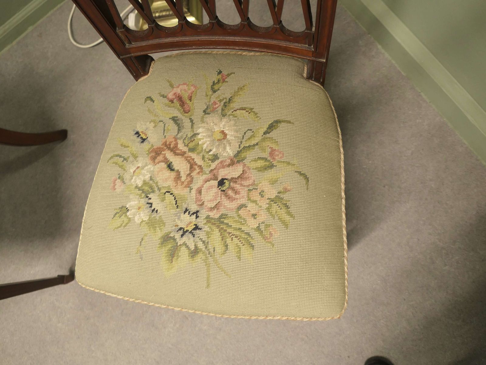 A Pair Of Arts And Crafts Walnut Hall Chairs photo 840.0