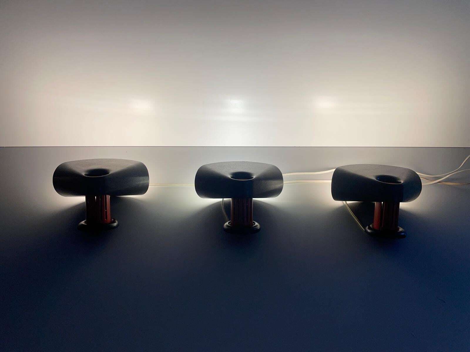 Model Bollo Set Of 3 Wall Lights By Tobia Scarpa For Flos, 1970s, Italy photo buy