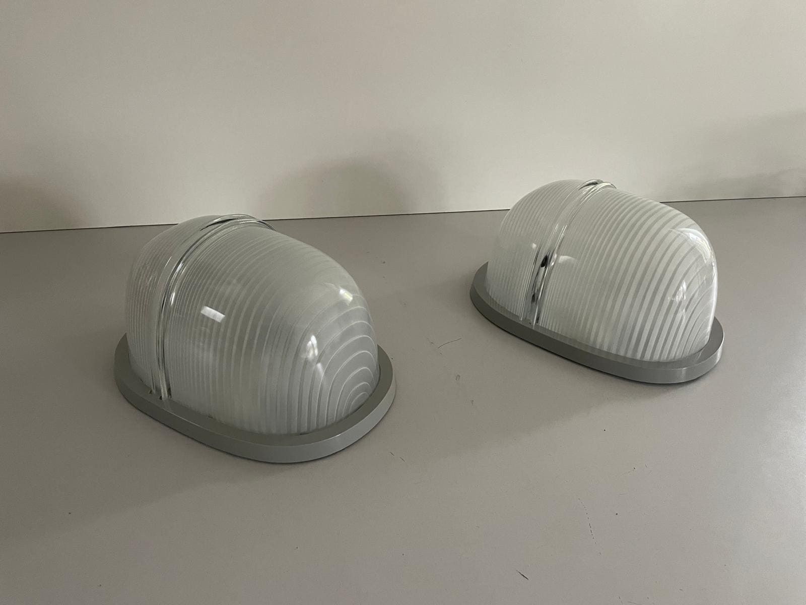 Model Clipeo Rare Pair Of Sconces By Eric Gottein For Artemide, 1980s, Italy photo for sale