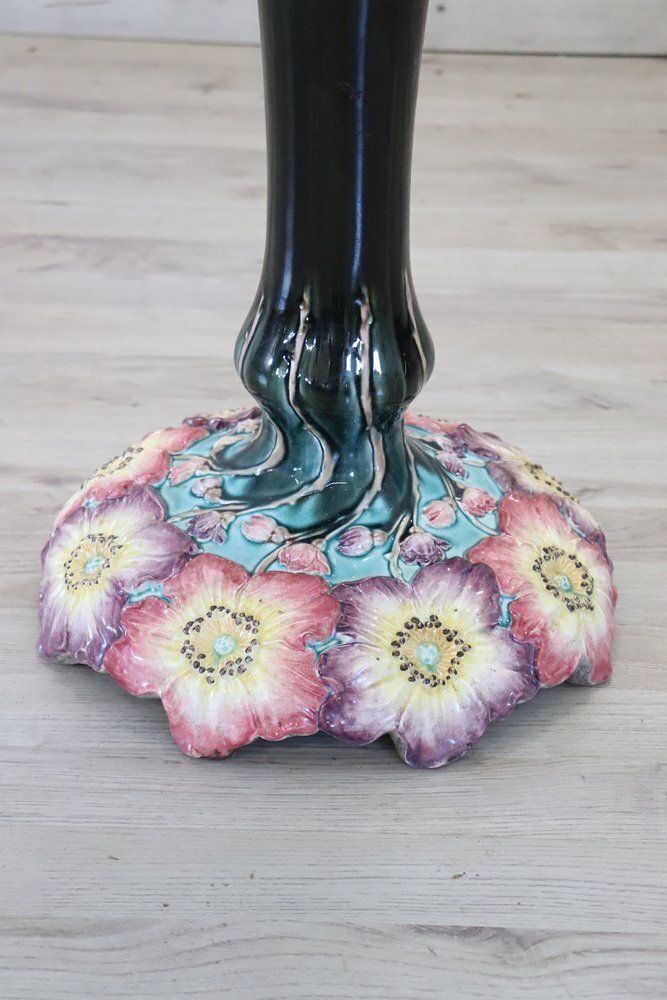 Art Nouevau Ceramic Vase With Column photo furniture