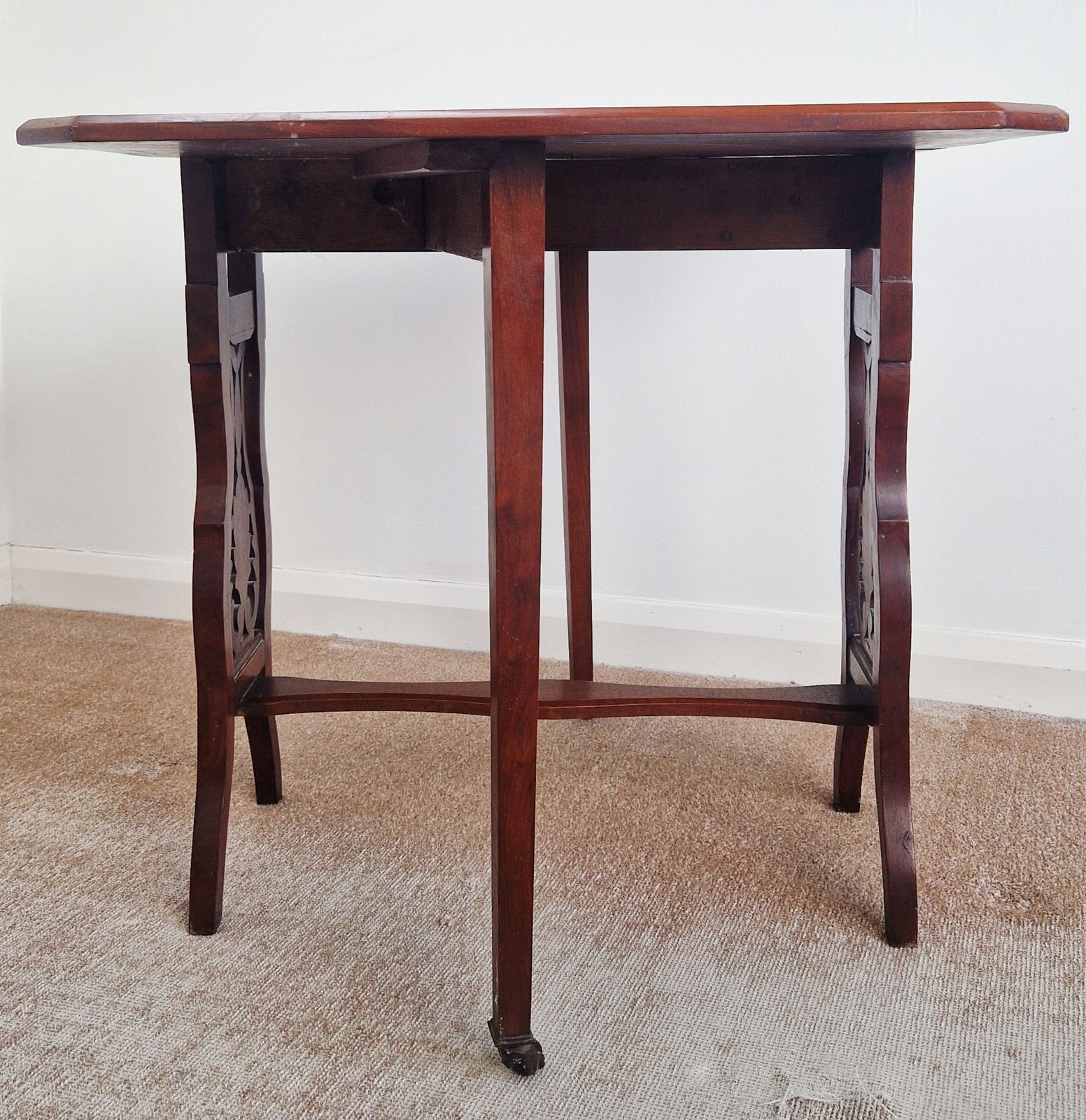 Edwardian Period Mahogany Dropleaf Coffee Table photo Furniture