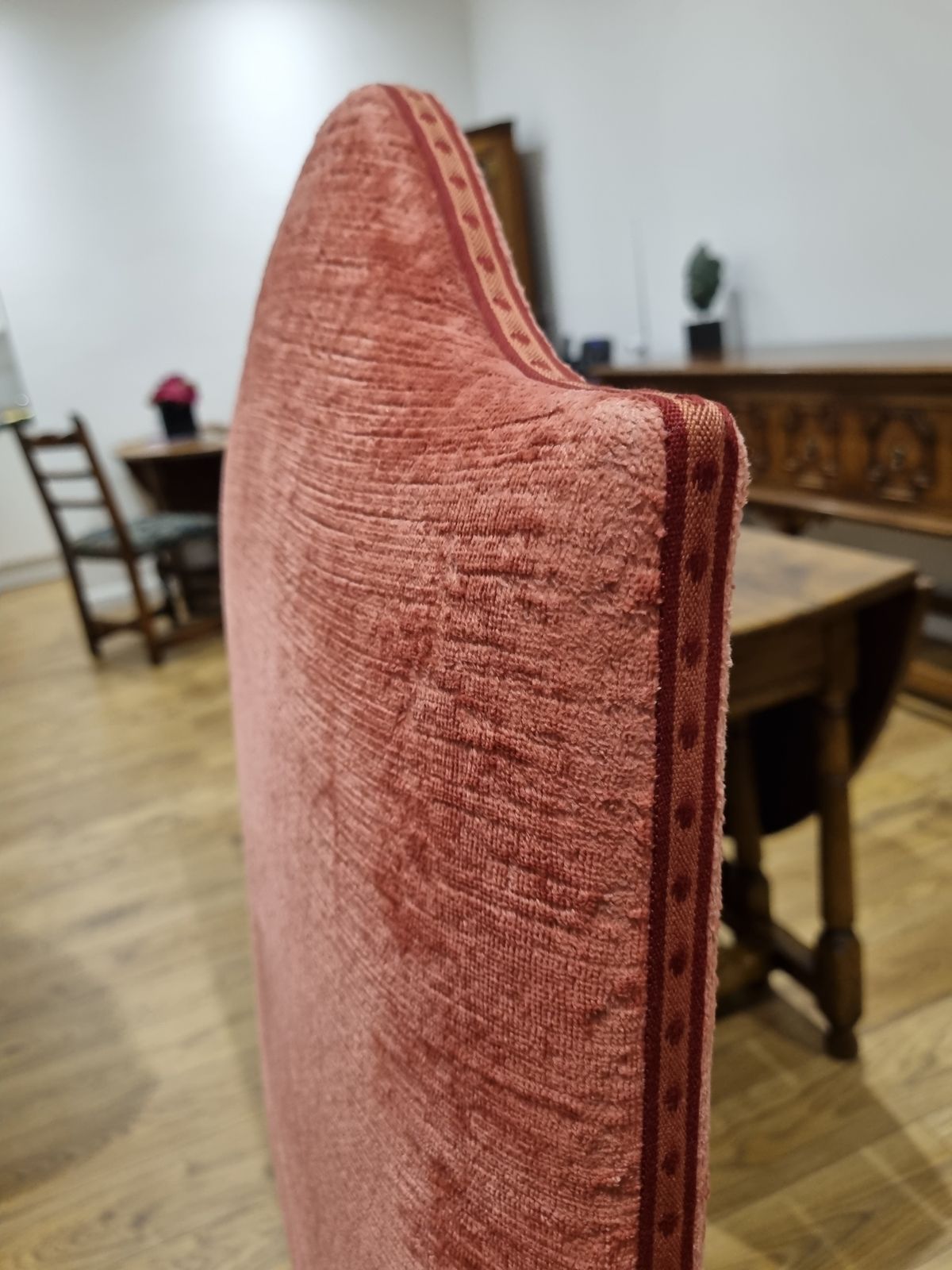 Stuart Style High Back Oak Dining Chair. Handmade And Handcarved. photo furniture
