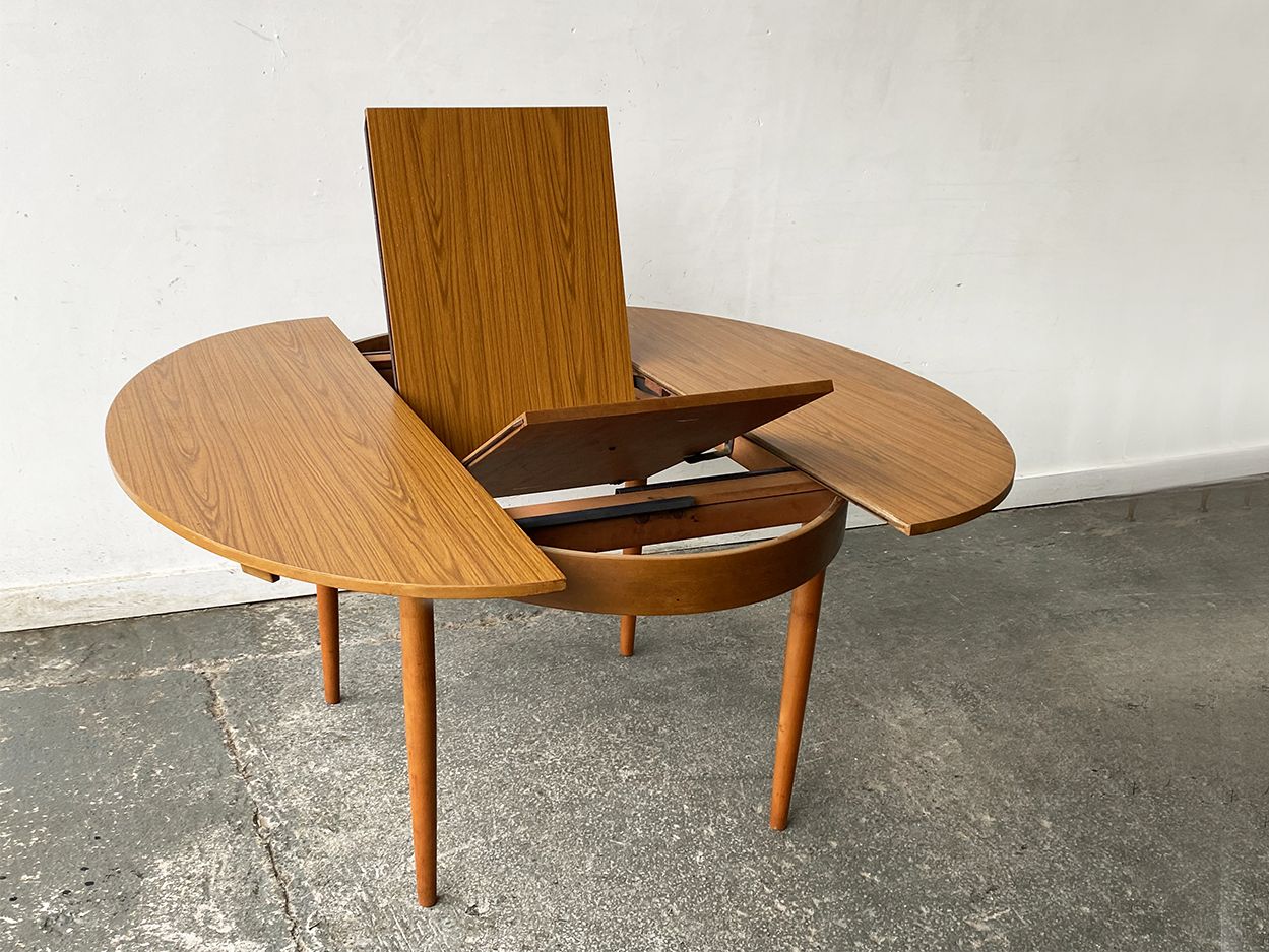 Mid Century Modern 1960’s Dining Table And Chairs Set By Schreiber Furniture photo buy