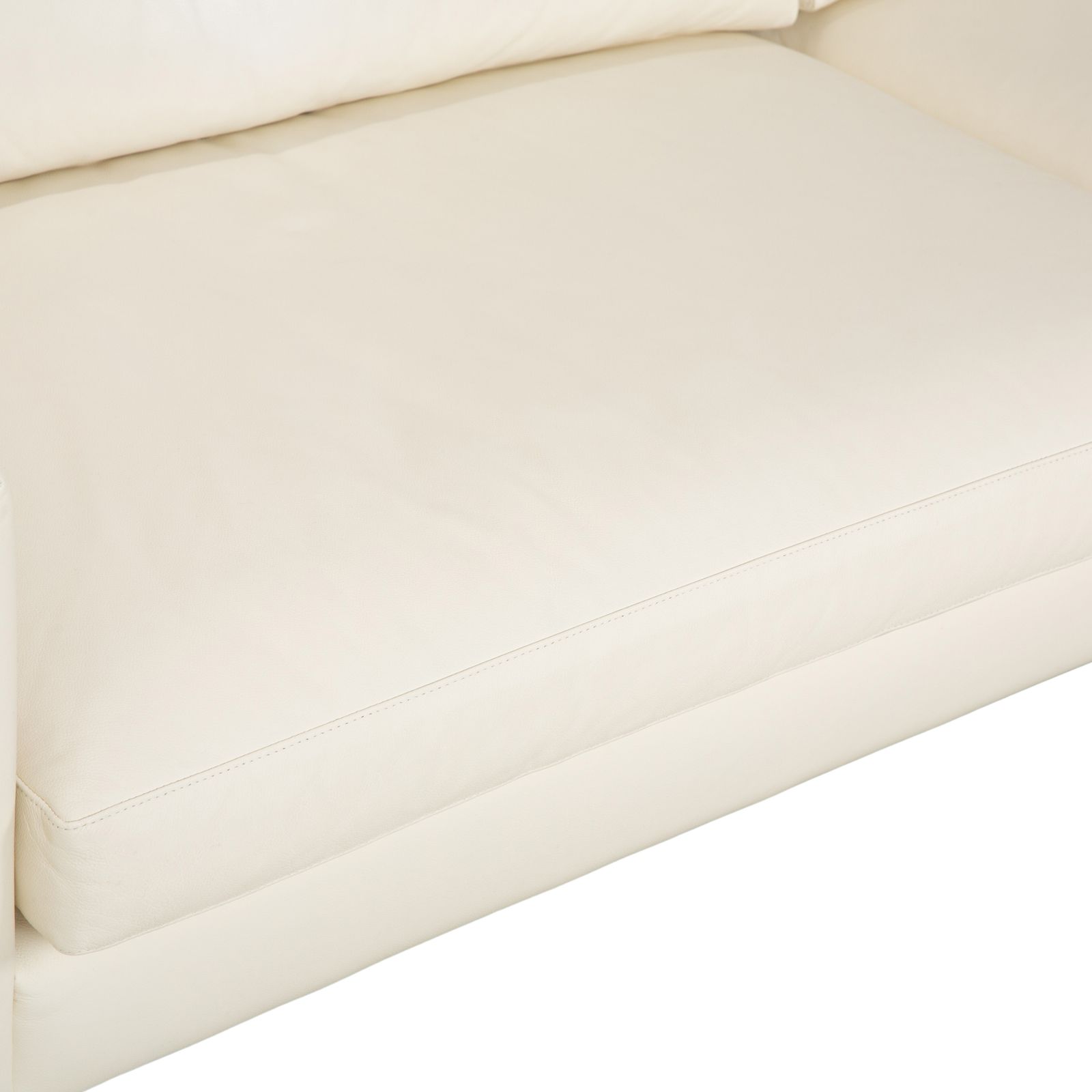 Canapé 4 places WK Wohnen WK 620 en cuir blanc crème photo for sale