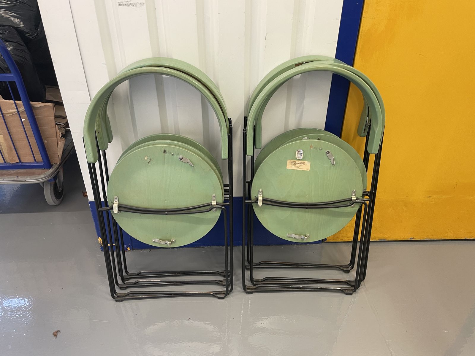 Vintage Soley Folding Chairs By Valdimar Hardarson   Kusch & Co 1980s photo for sale