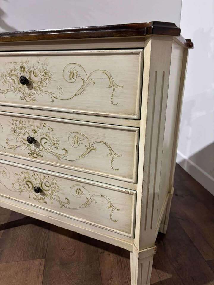 Contemporary Painted Chest Of Drawers photo for sale
