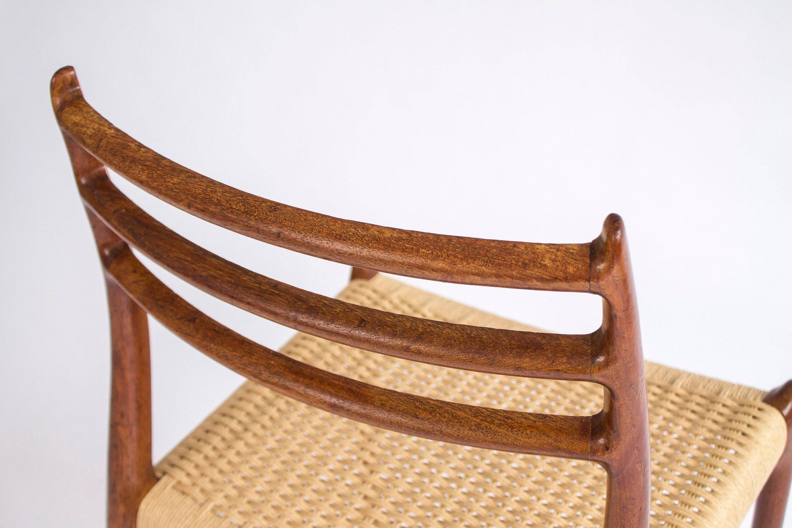 photo furniture 1 Of 8 Niels Møller Model 78 Chair – Danish Teak Dining Chair, Mid Century Modern Design, 1960s, Newly Woven Danish Cord