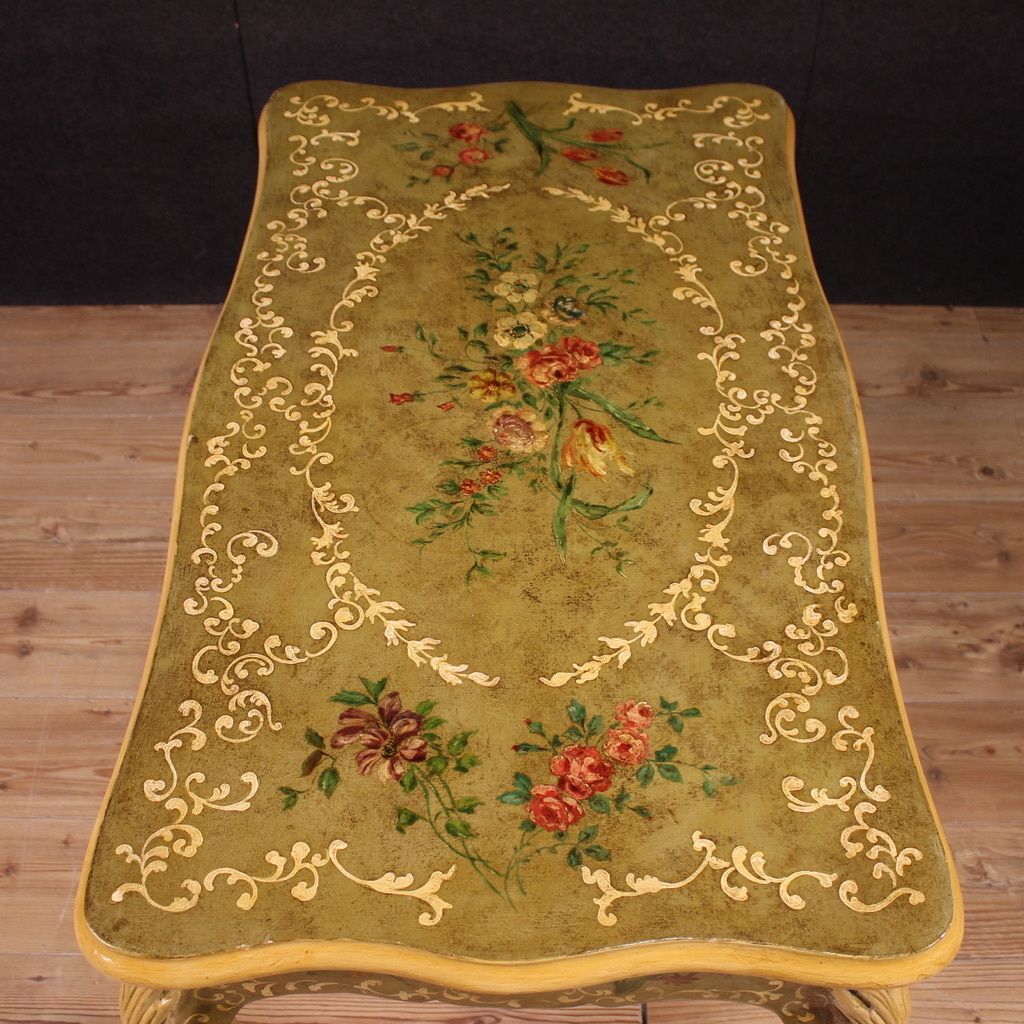 20th Century French Lacquered And Painted Writing Desk photo buy