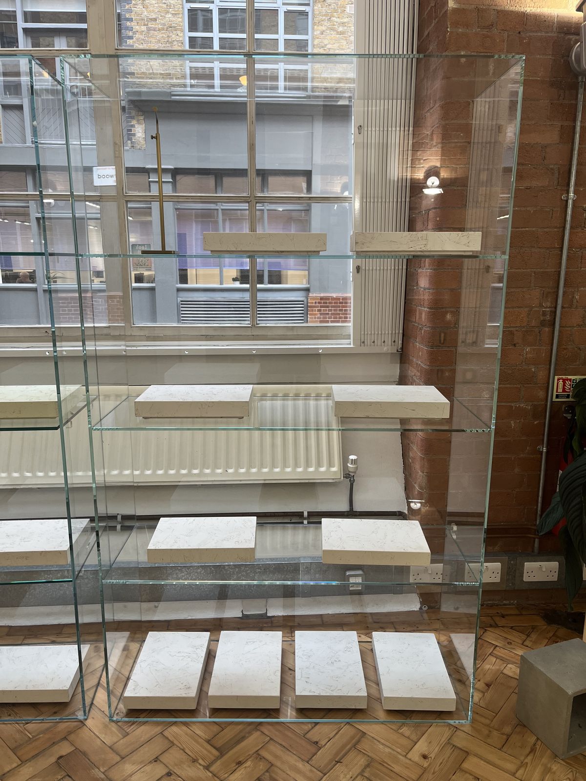 Large Glass Shelving Display Units 201 X 120 X 42.5 (Only 4 X Units Now Available) photo furniture