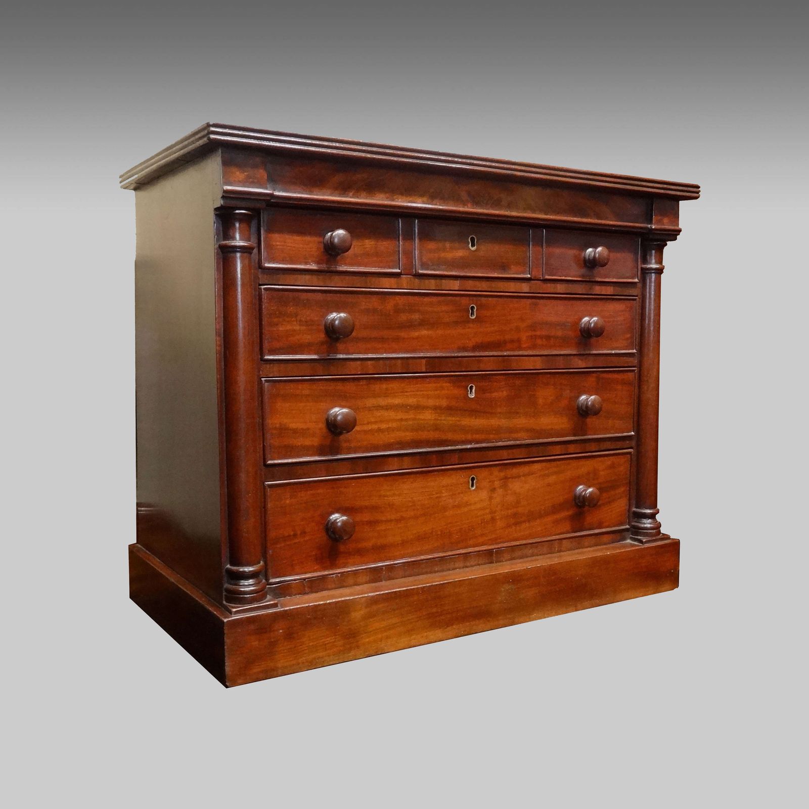 Miniature Regency Mahogany Chest Of Drawers photo furniture