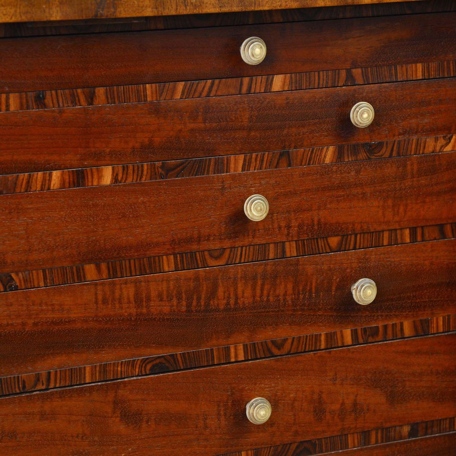 Small Sheraton Mahogany Collector's Cabinet On Stand photo for sale