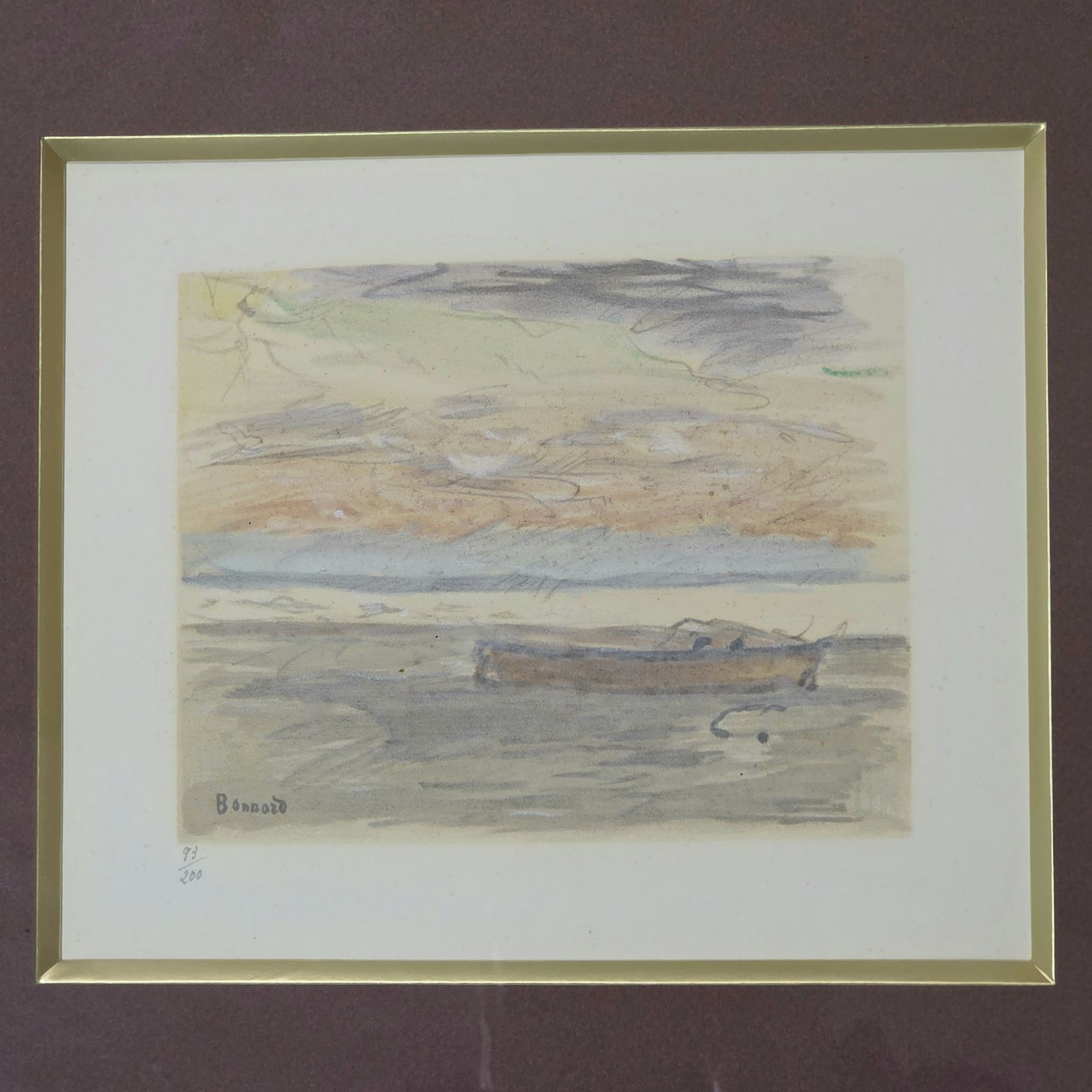 Lithographie Originale De Pierre Bonnard (1867 1947) photo furniture