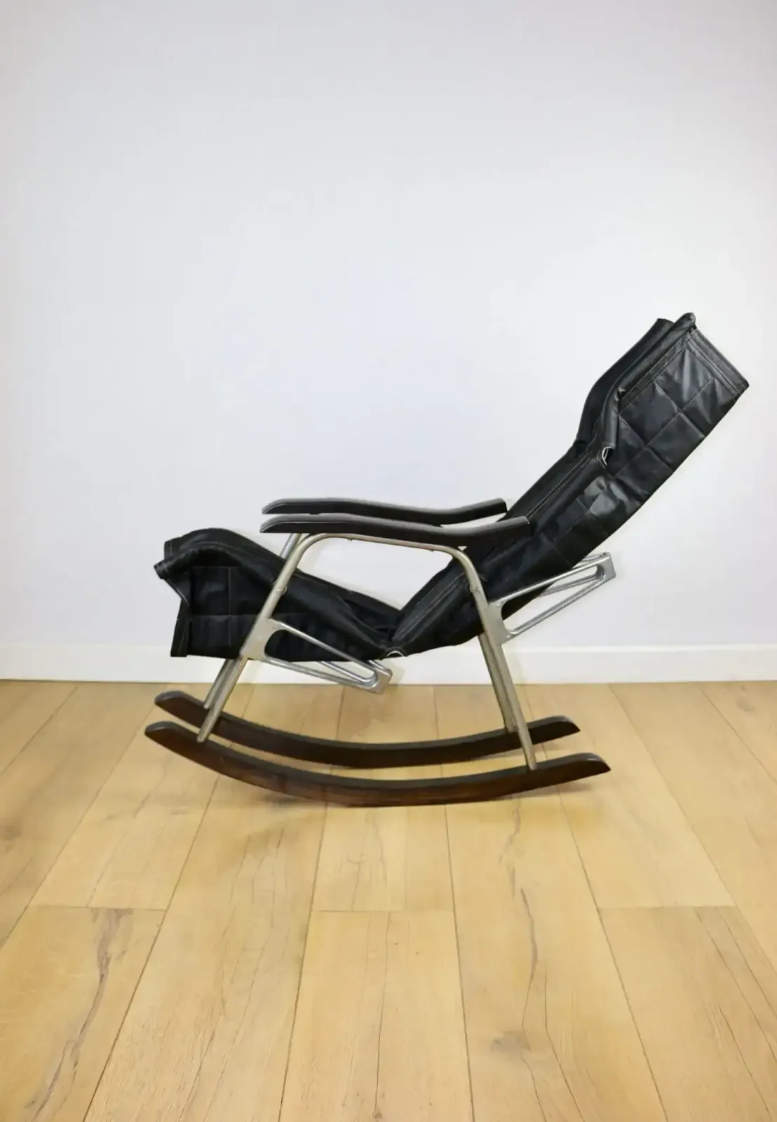 Takeshi Nii Folding Rocking Chair From The 1960s   Super Condition photo vintage
