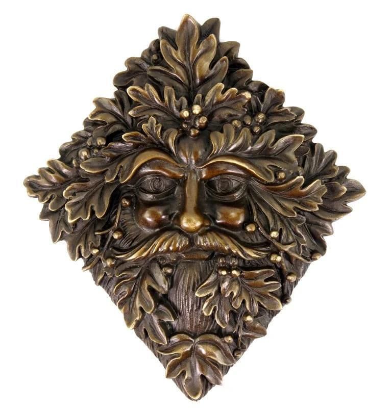 Forest Spirit – Bronze Wall Relief – Tree Spirit photo furniture
