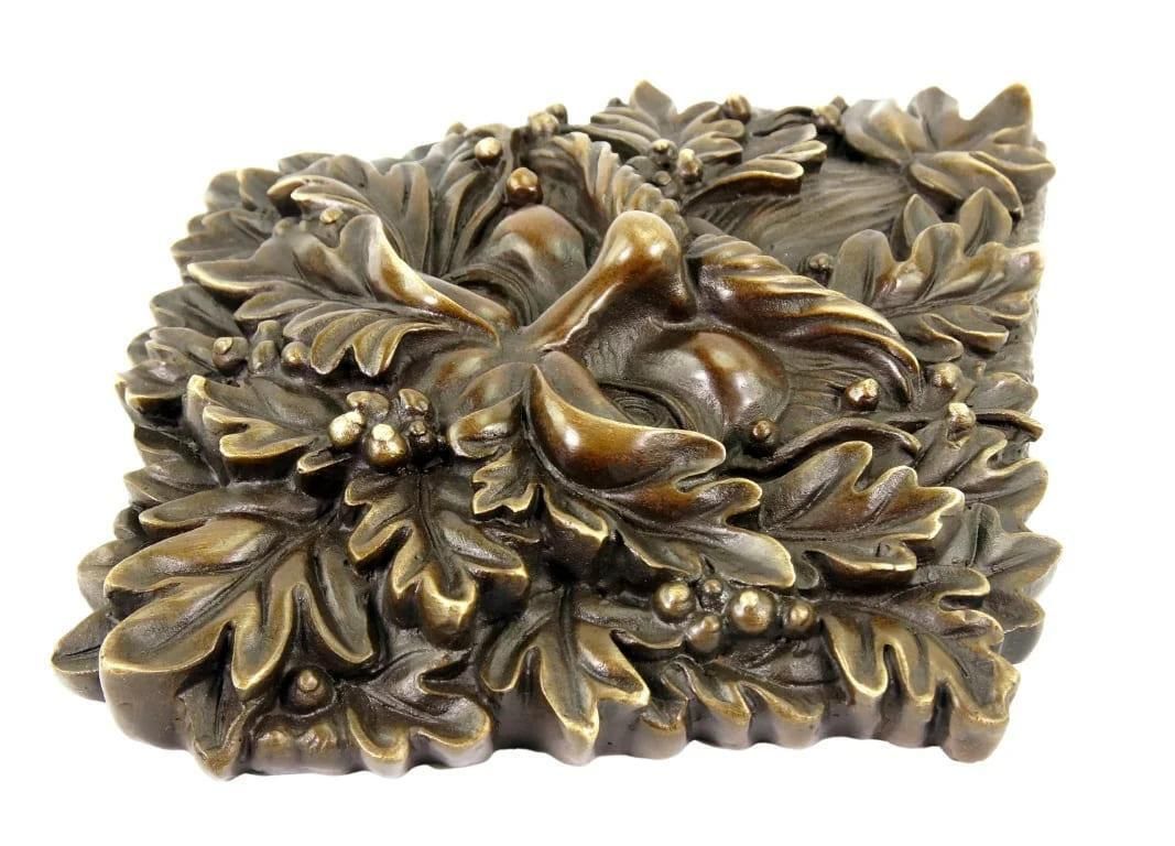 Forest Spirit – Bronze Wall Relief – Tree Spirit photo Art