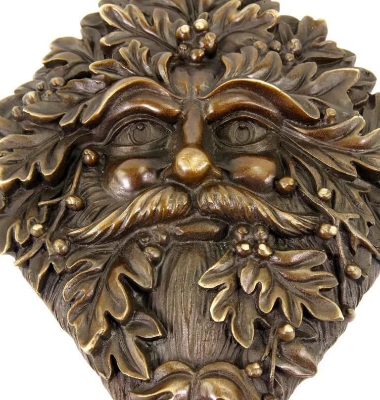 Forest Spirit – Bronze Wall Relief – Tree Spirit photo vinterior