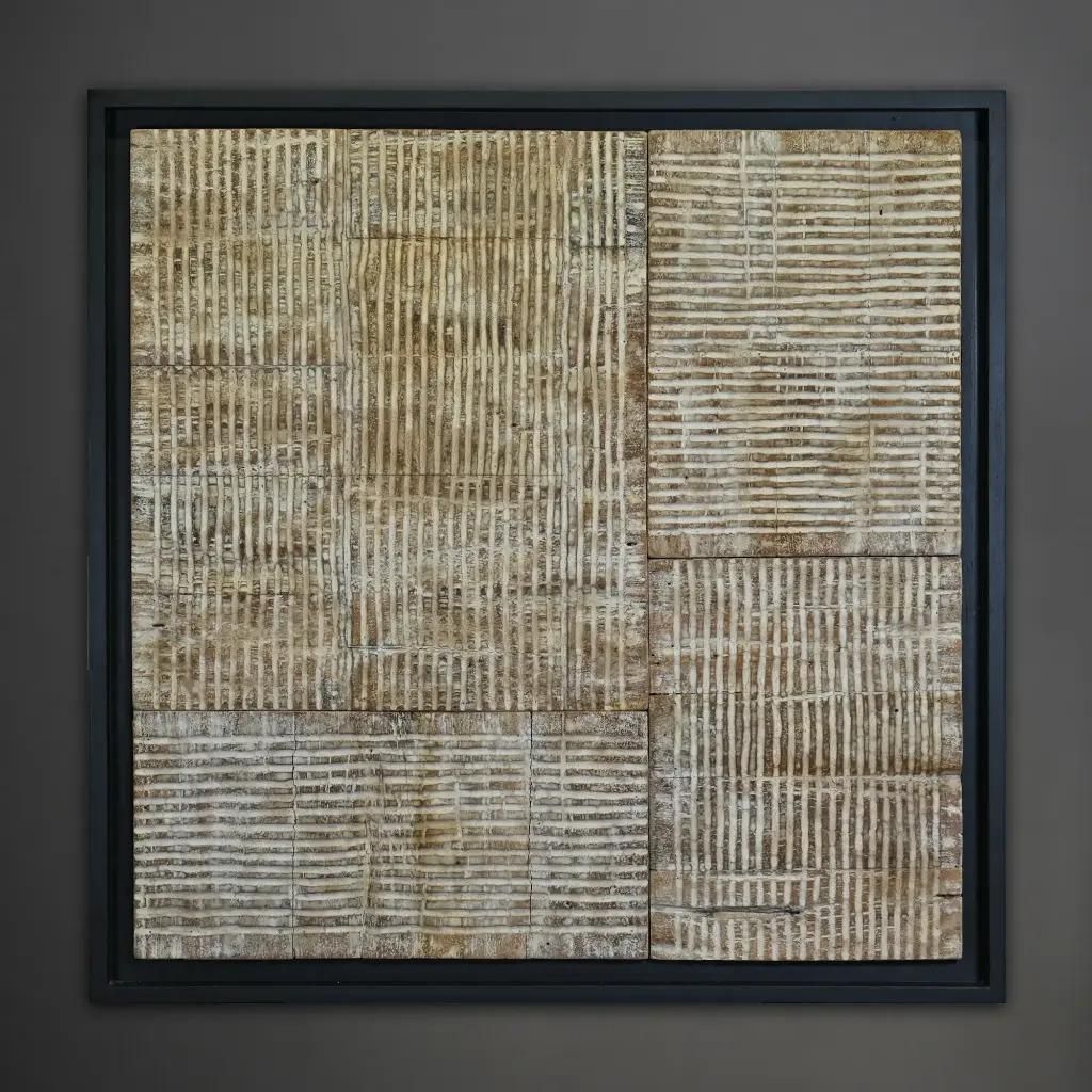 Framed Toraja Facade Fragment, Indonesian Art And Tradition photo furniture