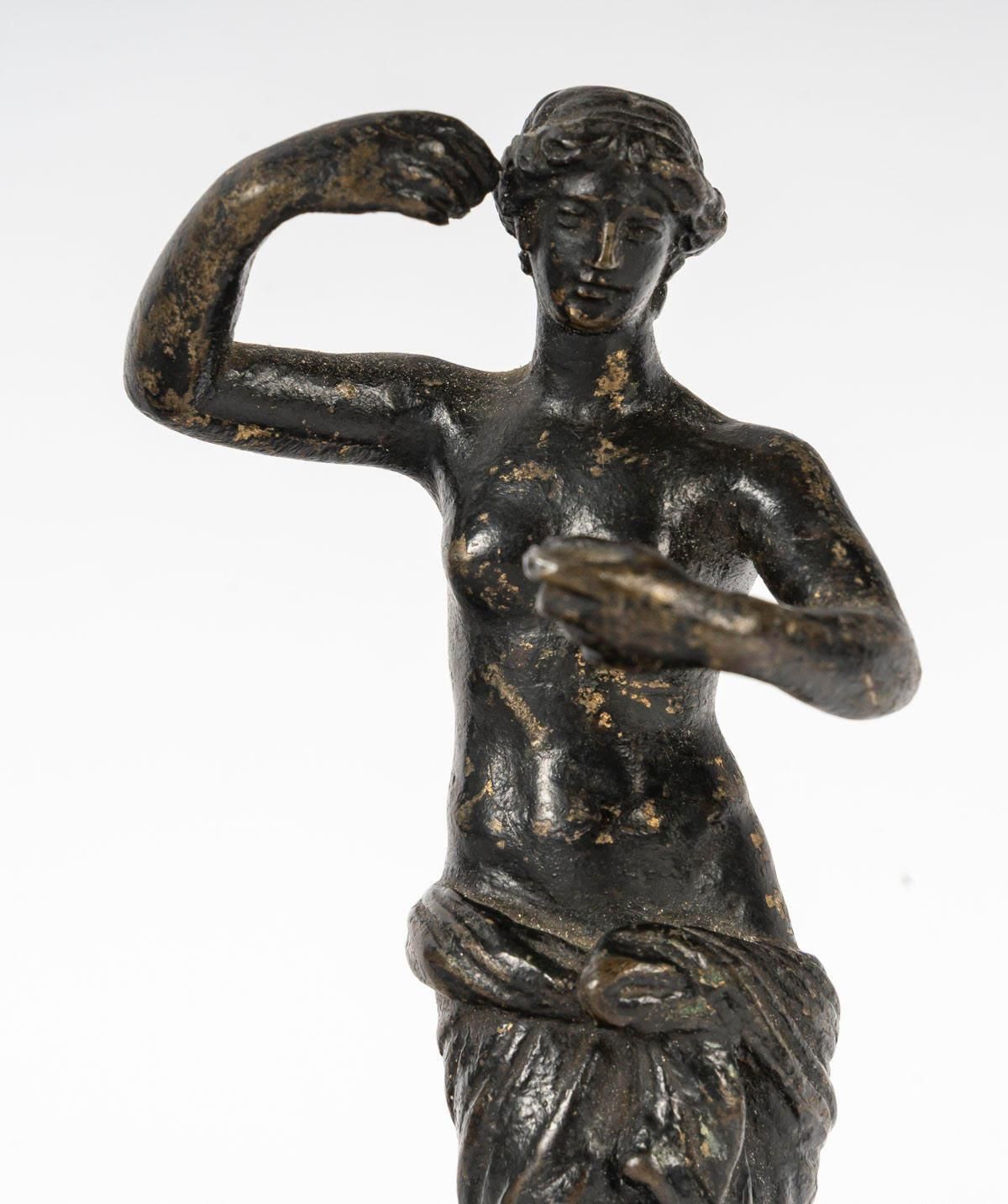 Suite Of 3 Figures, Bronze Sculpture, 20th Century, Antique Style. photo buy
