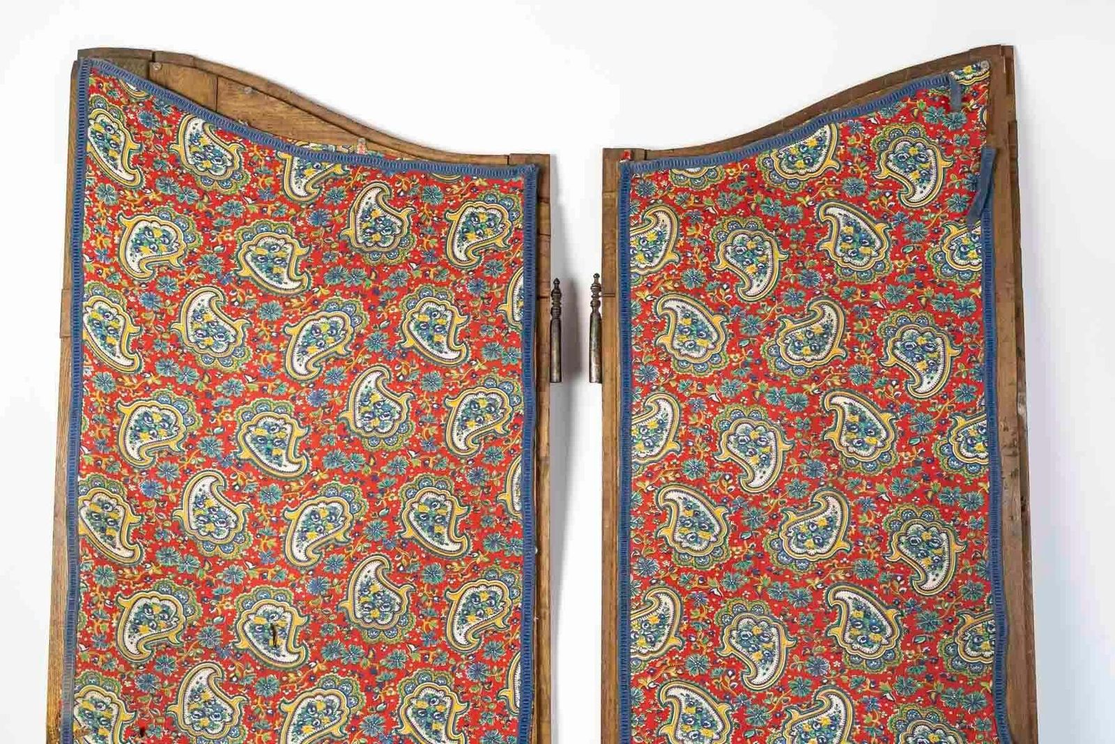 Pair Of Solid Wood Cupboard Doors, 19th Century, Napoleon III Period. photo vintage