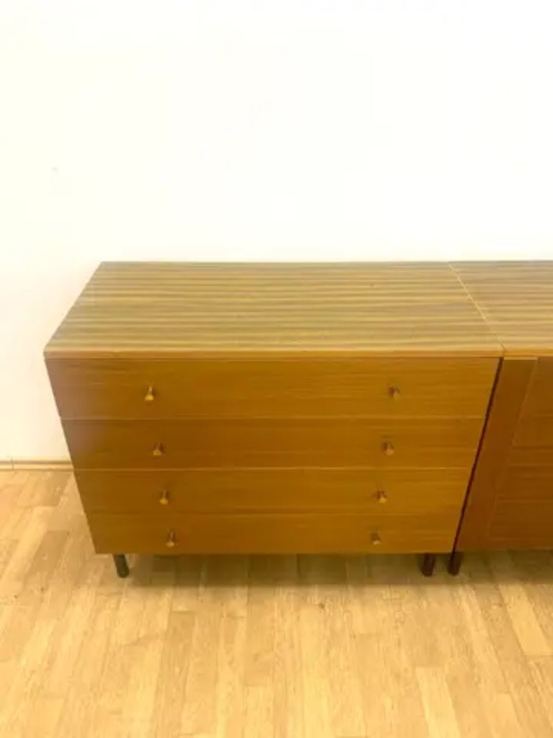 Pair Of Chests Of Drawers, Hikor Písek, 1970s, Czechoslovakia photo buy