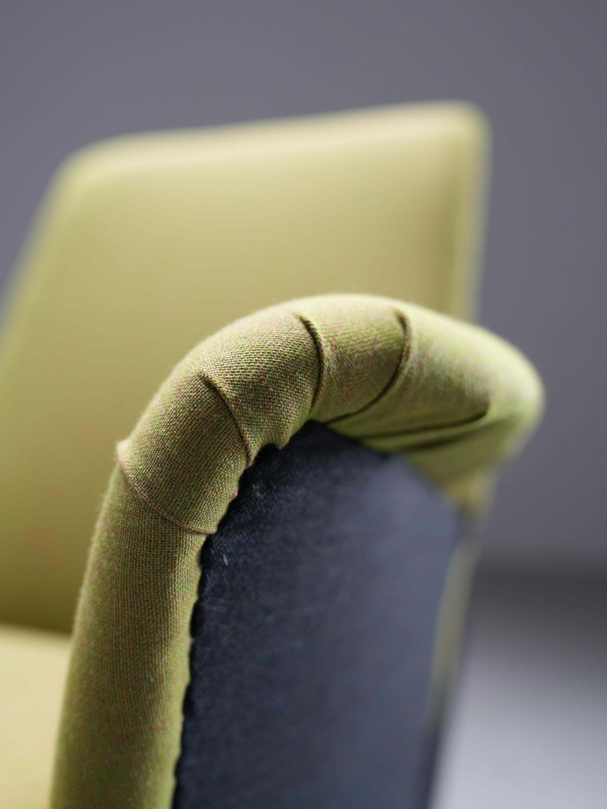 Two Lounge Chairs By Isa Bergamo In Fabric And Brass, Italy, 1950's photo Furniture