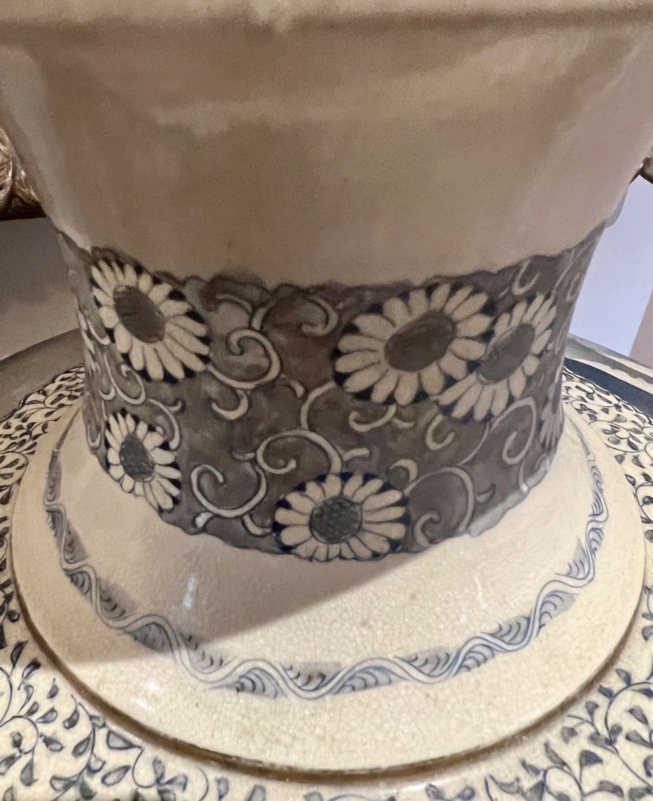 Home Decor Large Pair Of Japanese Satsuma Vases photo