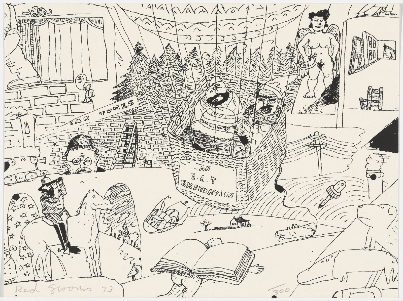 Red Grooms Untitled From The New York Collection For Stockholm