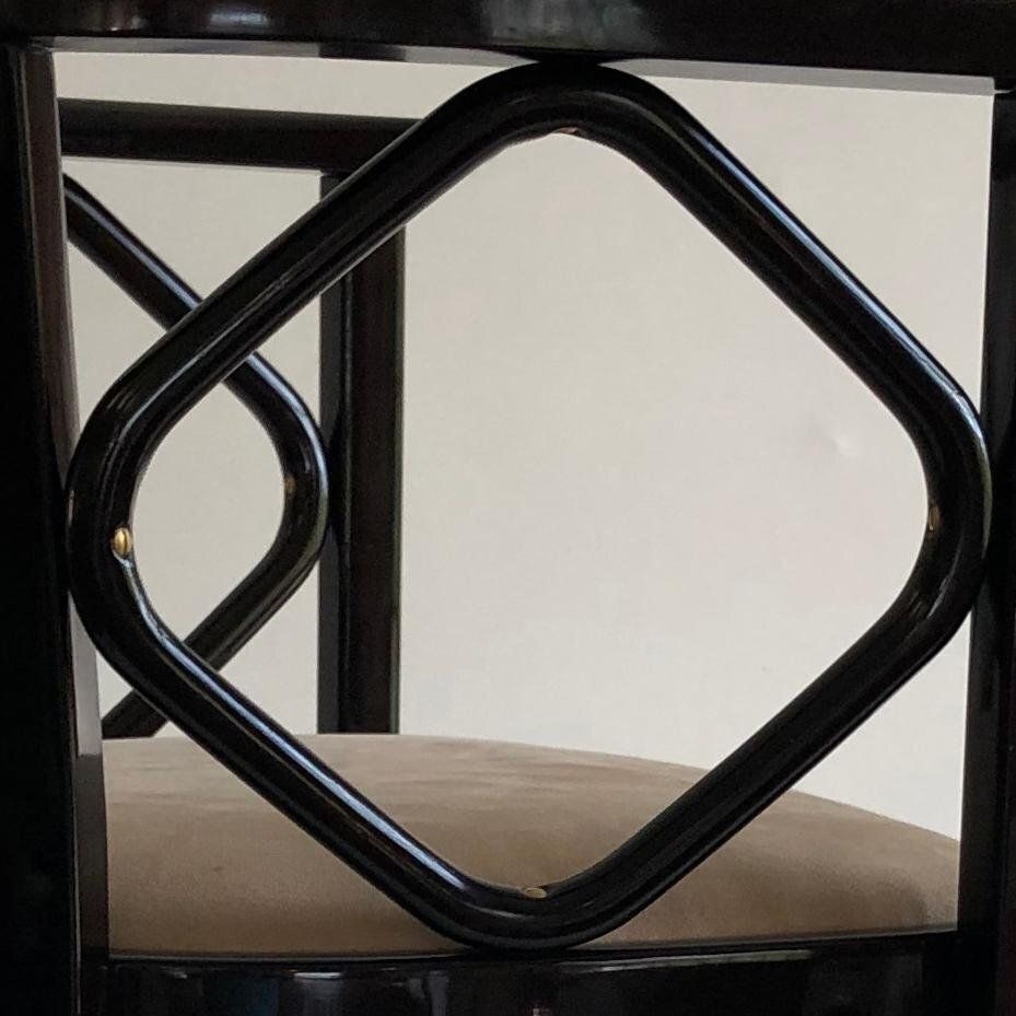 Furniture Armchairs Attributed To Josef Hoffmann For Thonet, Austria, 1970s, Set Of 8 photo