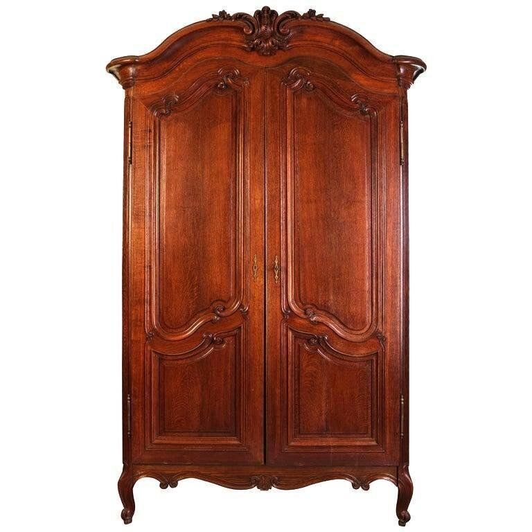 French Louis XV Period Walnut Bordelais Armoire photo furniture